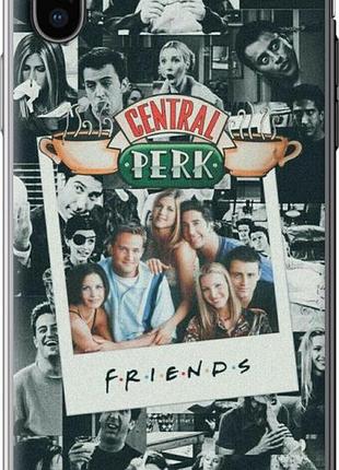 Чехол на iphone xs друзья friends айфон хс