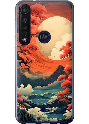 Чехол на motorola g8 plus природа японии моторола г8 плюс