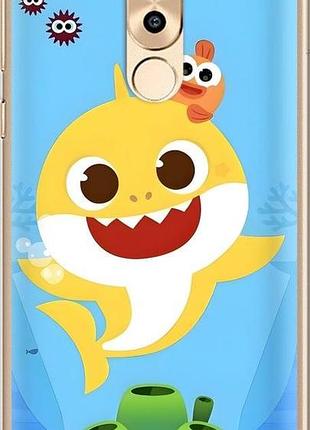 Чехол на huawei honor 6x бейби шарк хуавей хонор 6х