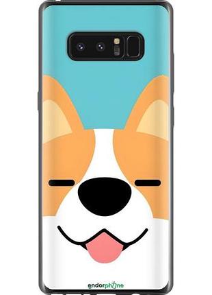 Чехол на samsung galaxy note 8 забавный корги самсунг ноут 8