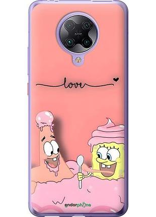 Чехол на xiaomi redmi k30 pro спанч боб, sponge bob сяоми редми к30 про