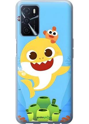 Чехол на oppo a16 бейби шарк