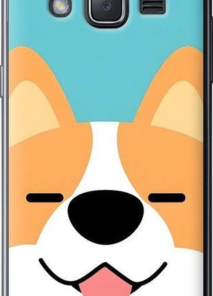 Чехол на samsung galaxy j2 j200h забавный корги самсунг й2 й200х