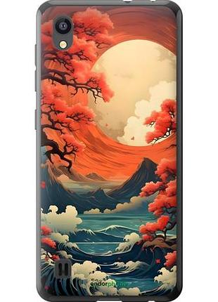 Чехол на zte blade a5 2019 природа японии зте блейд а5 2019