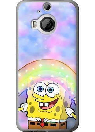 Чехол на htc one m9 plus спанч боб, sponge bob хтс ван м9 плюс