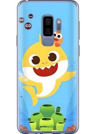 Чехол на samsung galaxy s9 plus бейби шарк самсунг с9 плюс