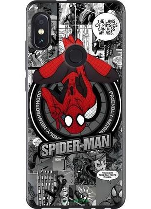 Чехол на xiaomi redmi note 5 pro человек паук, spiderman сяоми редми ноут 5 про