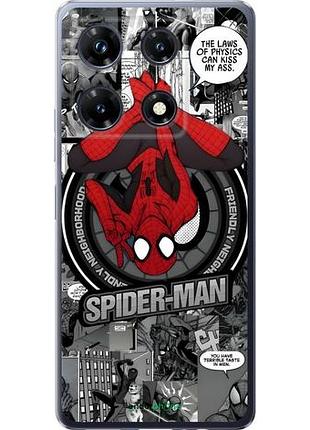 Чехол на infinix note 30 pro человек паук, spiderman инфикс ноут 30 про