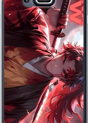 Чехол на samsung galaxy alpha g850f аниме самурай самсунг альфа г850ф