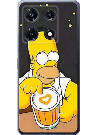 Чехол на infinix note 30 pro гомер пиво инфикс ноут 30 про