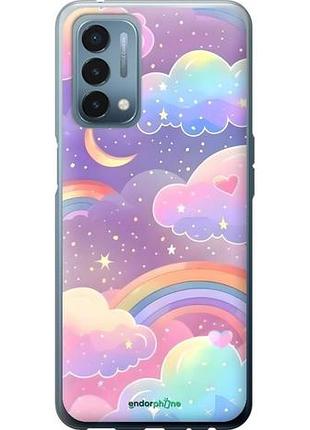 Чохол на oneplus nord n200 хмари та веселка