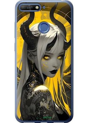 Чехол на huawei y6 prime 2018 аниме демон 2