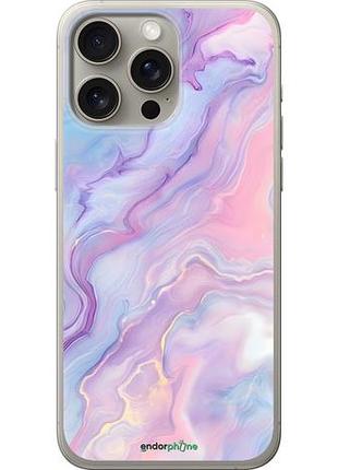 Чехол на iphone 15 pro max нежный мрамор айфон 15 про макс