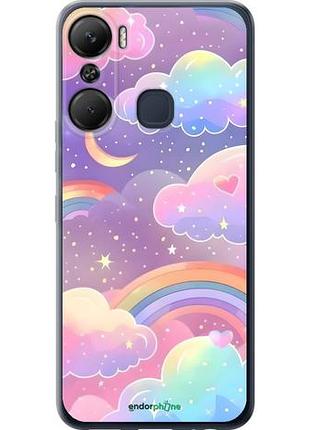 Чохол на infinix hot 12 pro хмари та веселка