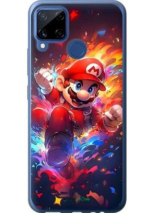Чехол на realme c15 супер марио риалми с15