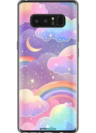Чохол на samsung galaxy note 8 хмара та веселка
