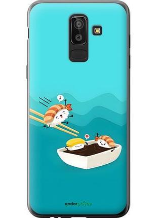 Чехол на samsung galaxy j8 2018 суши самсунг й8 2018