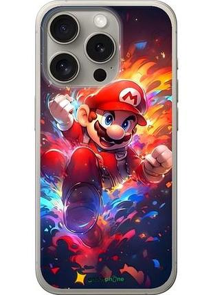 Чехол на iphone 15 pro супер марио айфон 15 про