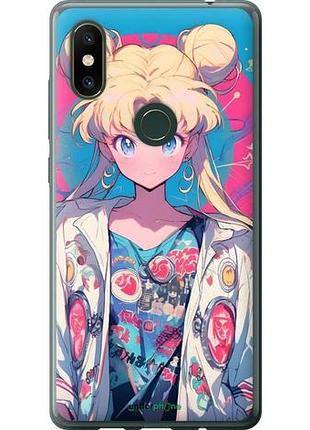 Чехол на xiaomi mi mix 2s сейлор мун 2 сяоми ми микс 2с