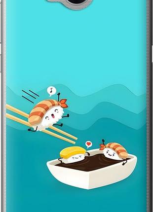 Чехол на huawei y5 2017 суши хуавей у5 2017