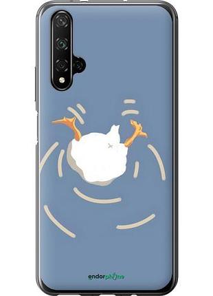 Чехол на huawei nova 5t смешная утка, гусь хуавей нова 5т