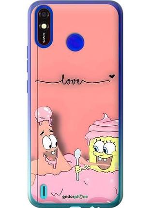 Чохол на tecno spark 4 lite спанч боб