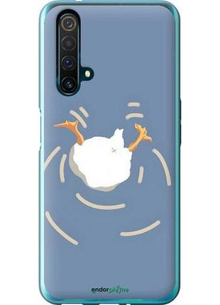 Чехол на realme x50 смешная утка, гусь риалми х50