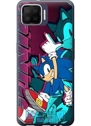 Чехол на oppo a73 соник sonic оппо а73