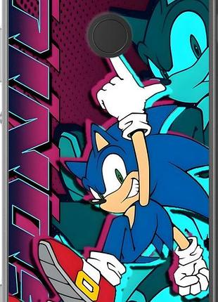 Чехол на sony xperia xa2 h4113 соник sonic сони эксперия ха2 х4113