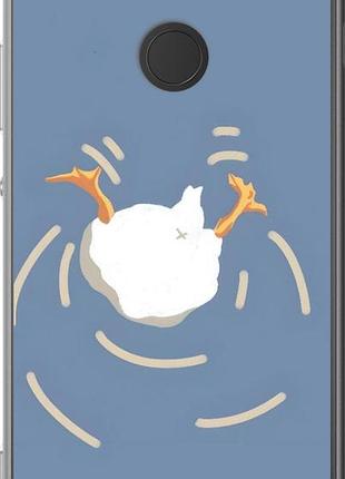 Чехол на sony xperia xa2 h4113 смешная утка, гусь сони эксперия ха2 х4113