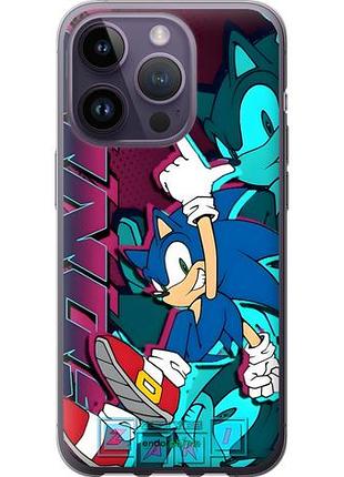 Чехол на iphone 14 pro соник sonic айфон 14 про