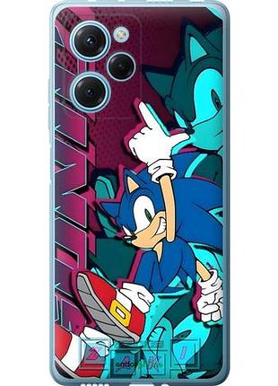 Чехол на xiaomi redmi note 12 pro speed соник sonic сяоми редми ноут 12 про сpeed