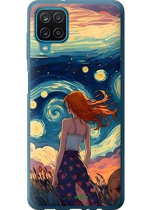 Чехол на samsung galaxy m12 m127f девушка арт самсунг м12 м127ф