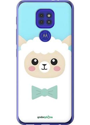 Чехол на motorola g9 play милый барашек моторола г9 плей