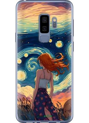 Чехол на samsung galaxy s9 plus девушка арт самсунг с9 плюс