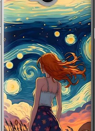 Чохол на huawei y5 2017 дівчина арт