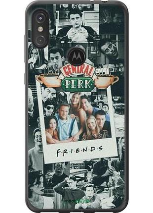 Чехол на motorola one power друзья friends моторола ван повер