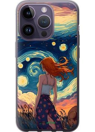 Чохол на iphone 14 pro дівчина арт
