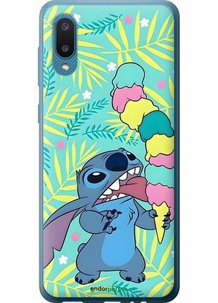 Чехол на samsung galaxy a02 a022g стич самсунг а02 а022г