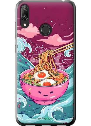 Чехол на huawei y7 2019 рамен