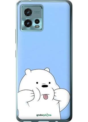Чехол на motorola g72 милый мишка моторола г72