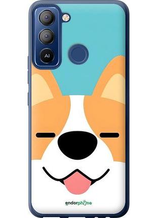 Чехол на tecno pop 5 lte bd4 забавный корги текно поп 5 лте бд4