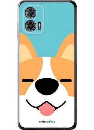 Чехол на motorola g73 забавный корги моторола г73