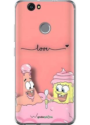 Чехол на huawei nova спанч боб, sponge bob хуавей нова