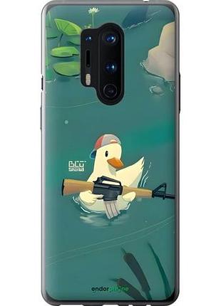 Чехол на oneplus 8 pro уточка с автоматом 1+ 8 про