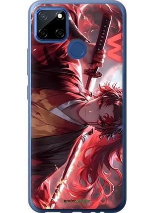 Чехол на realme c12 аниме самурай риалми с12