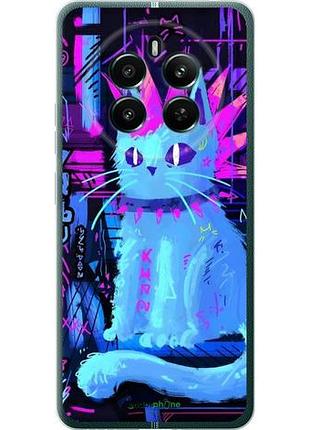 Чехол на realme 12+ кот панк