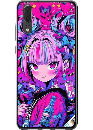 Чехол на huawei p20 аниме милаха