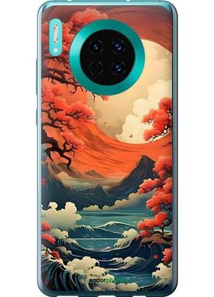 Чехол на huawei mate 30 природа японии хуавей мейт 30