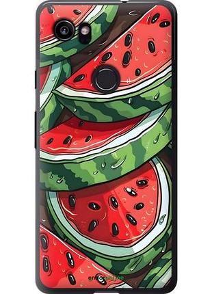 Чехол на google pixel 2 xl арбуз гугл пиxeл 2 хл